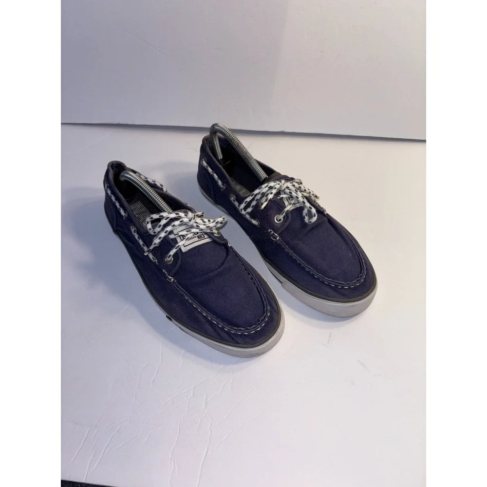 Nautica Seaworthy Craftsmanship Classic 9 N83 Sailing Boat Shoes Men Navy White